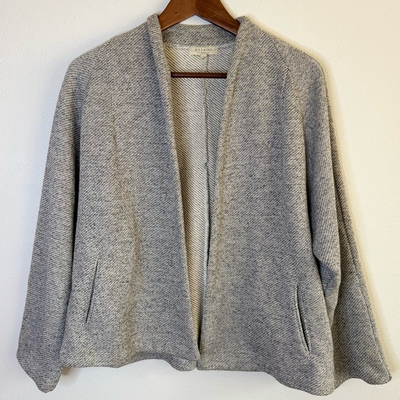 Madewell Sweaters - Madewell Textured Open Front Jacket Gray Minimalist Blazer M